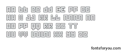 TrickBlueprint Font