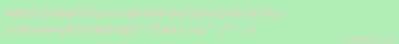 BadCargo2.0 Font – Pink Fonts on Green Background