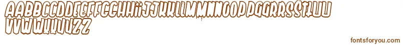 YoTeAmoPeroEnSecreto-Schriftart – Braune Schriften auf weißem Hintergrund