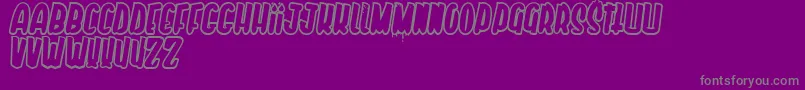 Weitere Informationen zur YoTeAmoPeroEnSecreto-Schriftart YoTeAmoPeroEnSecreto-Schriftart – Graue Schriften auf violettem Hintergrund