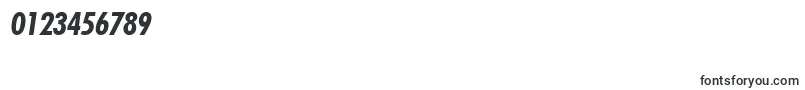 FunctioncondtwoBolditalic Font – Fonts for Numbers and Digits