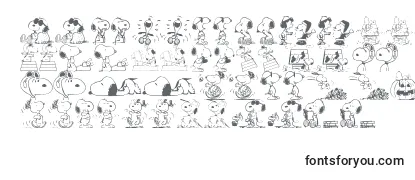SnoopyDings-fontti