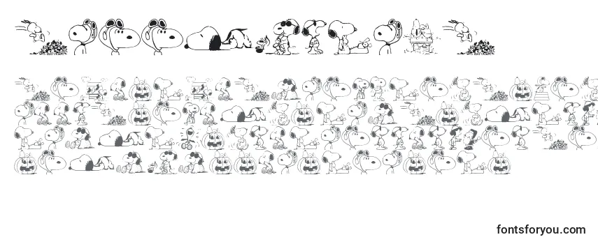 Schriftart SnoopyDings