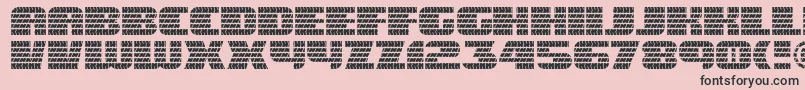 Eagle ffy Font – Black Fonts on Pink Background