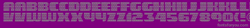 Eagle ffy Font – Gray Fonts on Purple Background