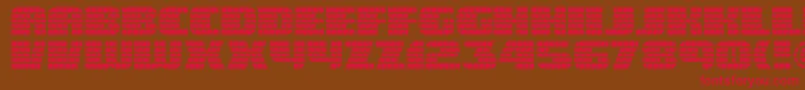 Eagle ffy Font – Red Fonts on Brown Background