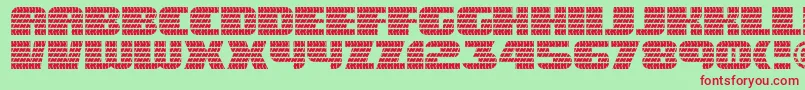 Eagle ffy Font – Red Fonts on Green Background