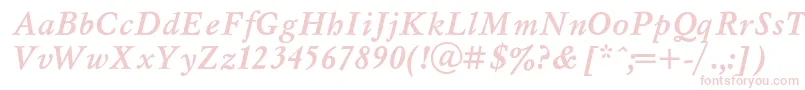 Myslt Font – Pink Fonts on White Background