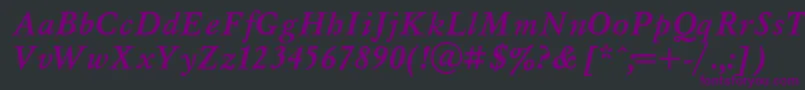Myslt Font – Purple Fonts on Black Background
