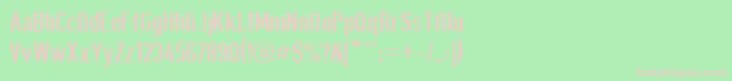 Giveahootbk Font – Pink Fonts on Green Background