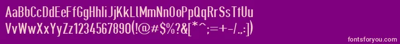 Giveahootbk Font – Pink Fonts on Purple Background