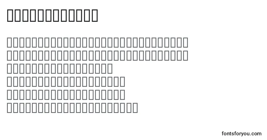 McsCircleFat-fontti – aakkoset, numerot, erikoismerkit