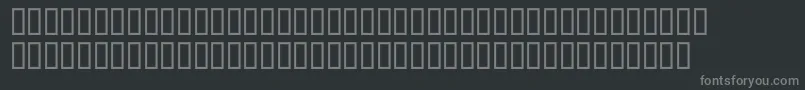 McsCircleFat Font – Gray Fonts on Black Background