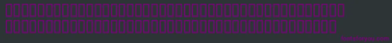 McsCircleFat Font – Purple Fonts on Black Background