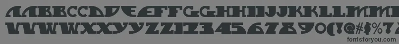 Mygalswoopynf Font – Black Fonts on Gray Background