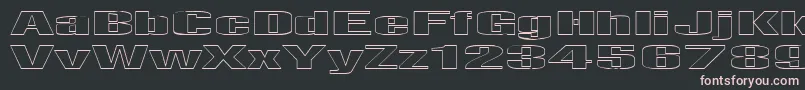 Telfho Font – Pink Fonts on Black Background