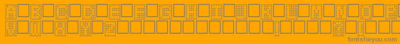 fuente Toteboard – Fuentes Grises Sobre Fondo Naranja