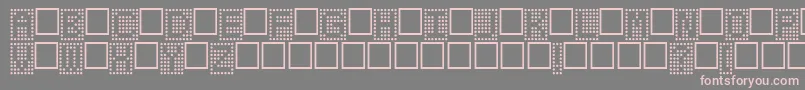 Toteboard Font – Pink Fonts on Gray Background