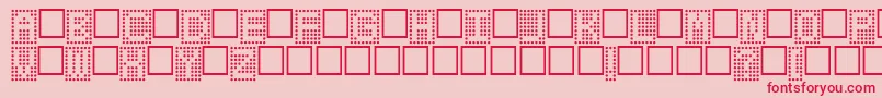Toteboard Font – Red Fonts on Pink Background