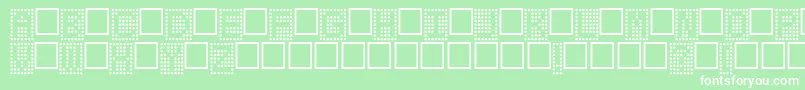 フォントToteboard – 緑の背景に白い文字