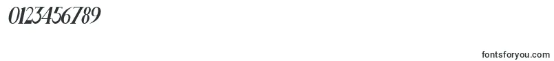 Шрифт ThinHighItalic – шрифты для цифр и чисел