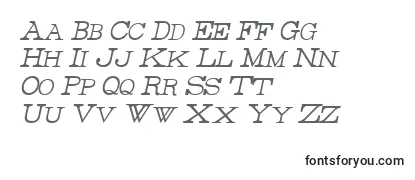 ThinHighItalic Font