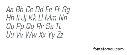 EuropecondItalic Font
