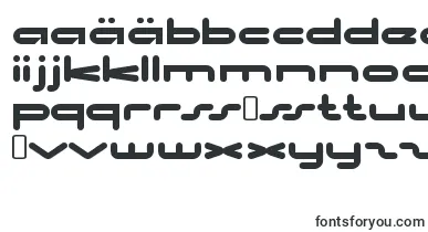 NoclocksRegular font – german Fonts