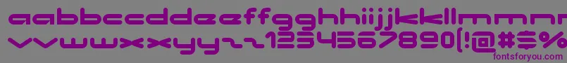 NoclocksRegular Font – Purple Fonts on Gray Background