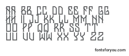 BantenUnfamous Font