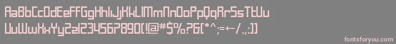 SfLaundromaticExtended Font – Pink Fonts on Gray Background