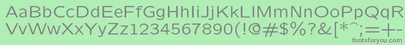 Czcionka Lmsansquot8Regular – szare czcionki na zielonym tle