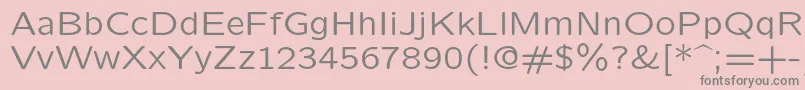 Police Lmsansquot8Regular – polices grises sur fond rose