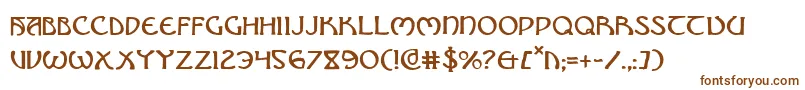 Brinathyn Font – Brown Fonts on White Background