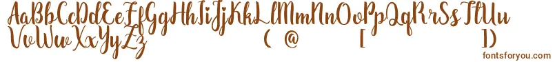 ZaheeraDemo Font – Brown Fonts