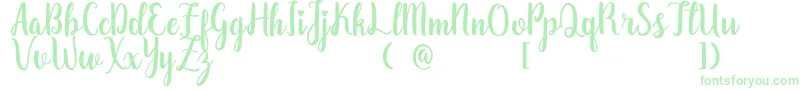 ZaheeraDemo Font – Green Fonts