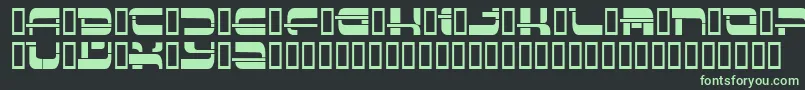 フォントInsert3 ffy – 黒い背景に緑の文字