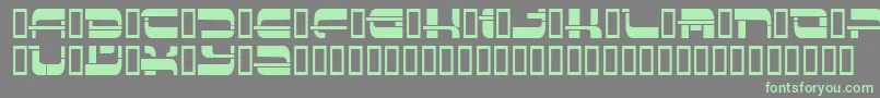 Insert3 ffy Font – Green Fonts on Gray Background