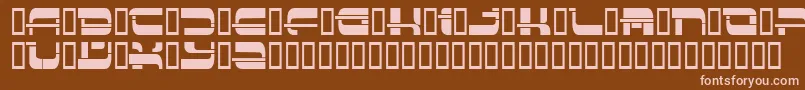 Insert3 ffyフォントについての詳細 フォントInsert3 ffy – 茶色の背景にピンクのフォント