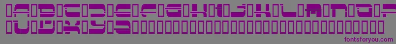 Insert3 ffy Font – Purple Fonts on Gray Background