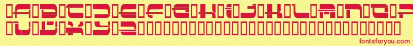Insert3 ffy Font – Red Fonts on Yellow Background