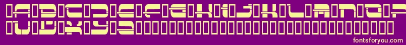 Insert3 ffy Font – Yellow Fonts on Purple Background