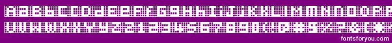 Picahmr Font – White Fonts on Purple Background