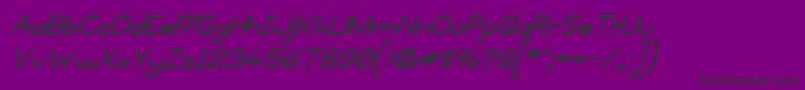 Copyvln Font – Black Fonts on Purple Background