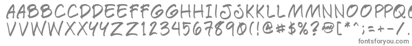 Шрифт Paetrrg – серые шрифты на белом фоне