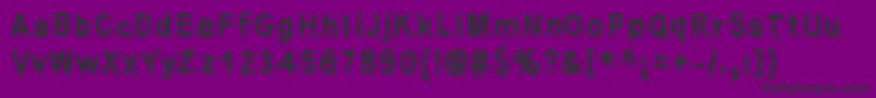 フォントUniversedge – 紫の背景に黒い文字