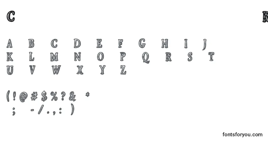 Schriftart CfjeanscollectionRegular – Alphabet, Zahlen, spezielle Symbole