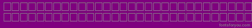 TravelRegular Font – Gray Fonts on Purple Background
