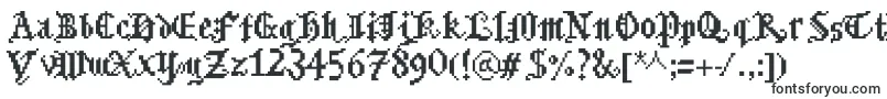 Bitmgothic-Schriftart – Osterschriften