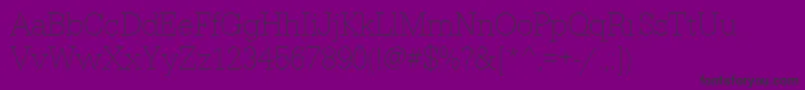 Urwegyptiennetextlignar Font – Black Fonts on Purple Background